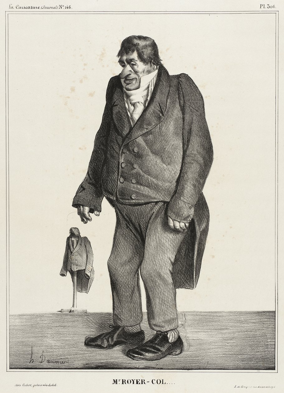 P.P. Royer-Collard av Honoré Daumier