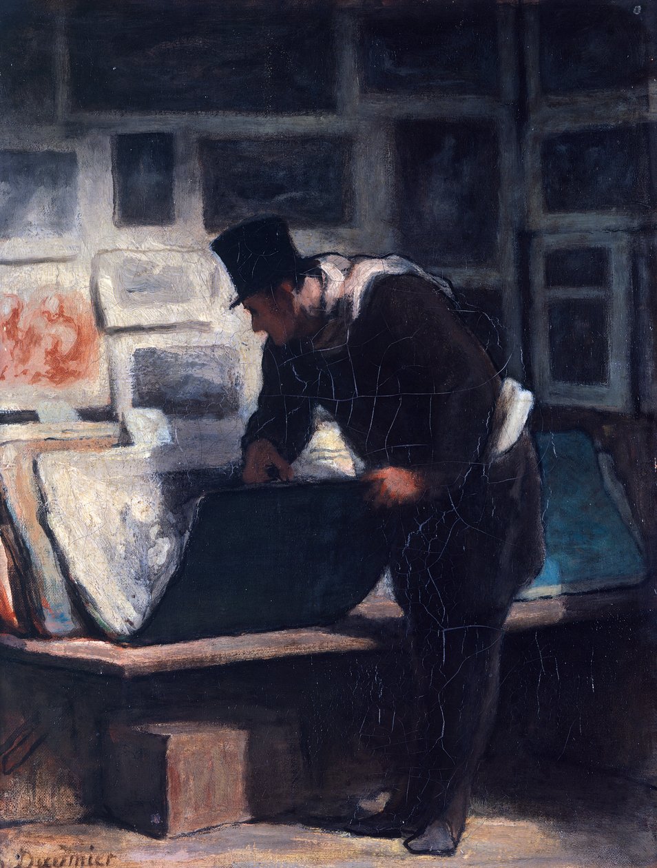 Tryckentusiast av Honoré Daumier