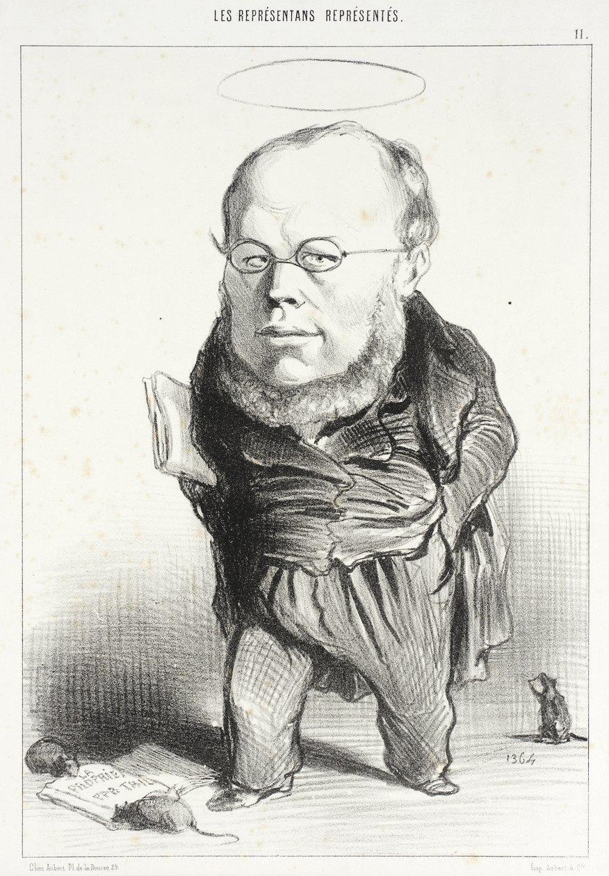 Proudhon av Honoré Daumier