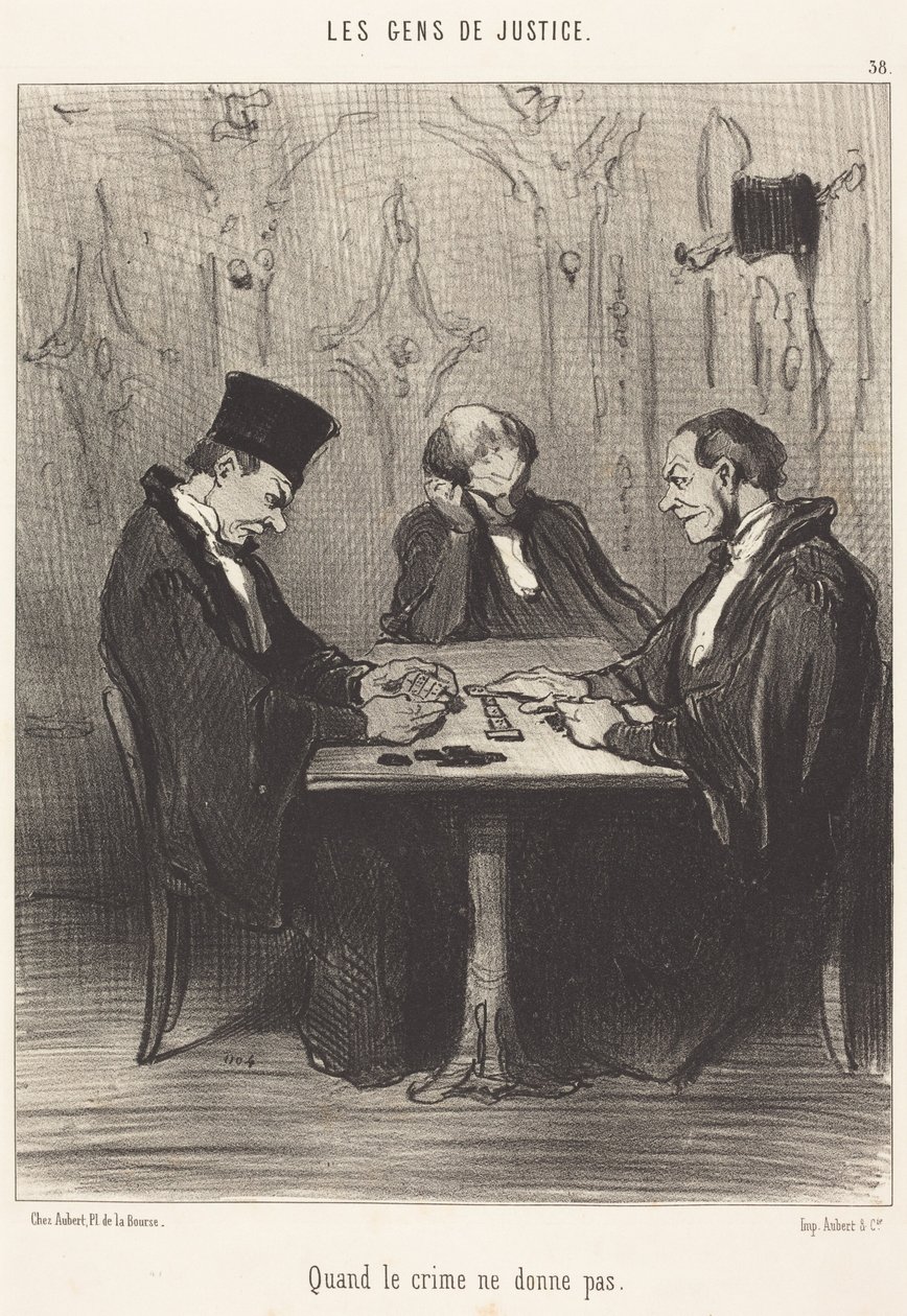När brott inte lönar sig av Honoré Daumier