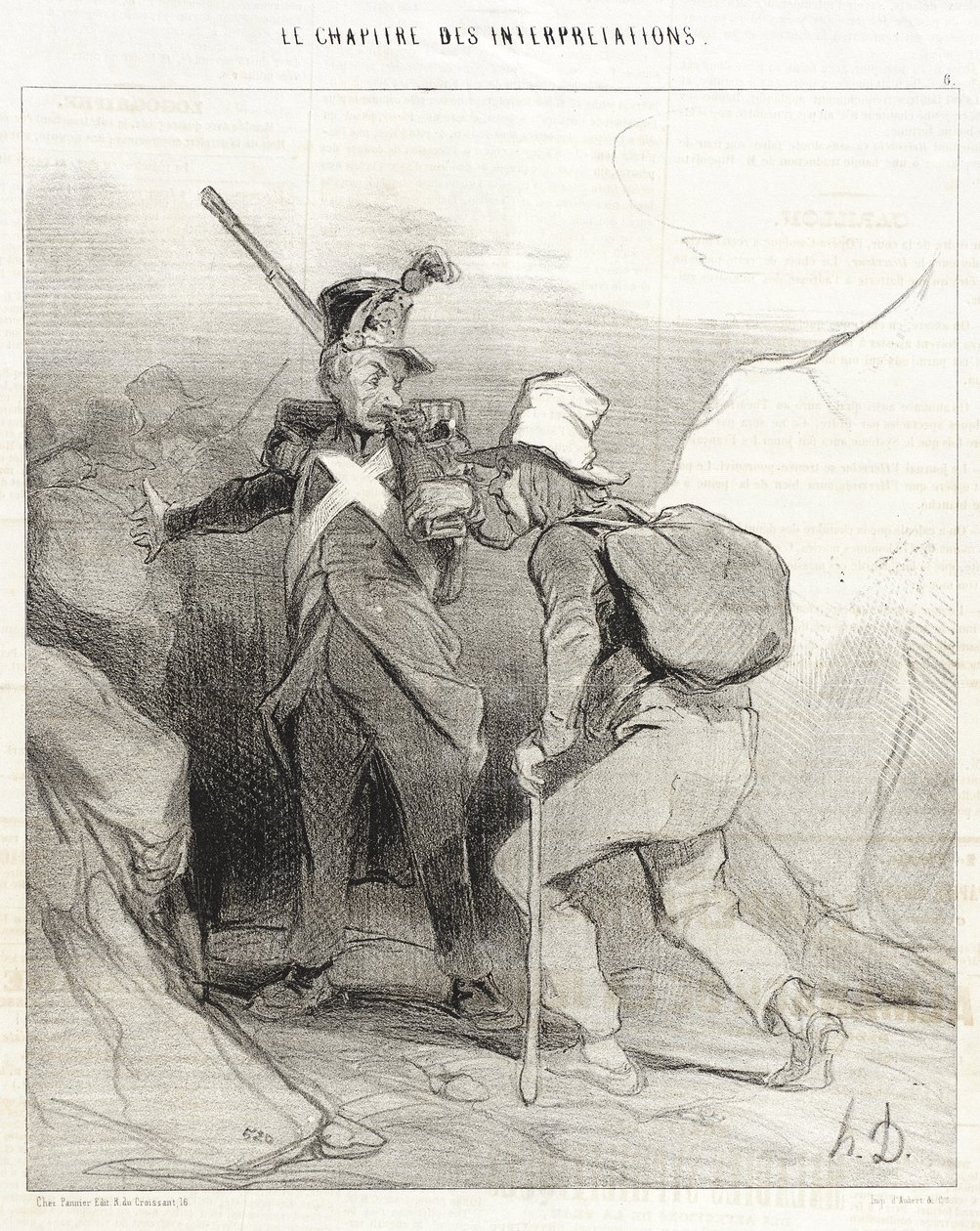 När du var i din by, skulle du ha... av Honoré Daumier