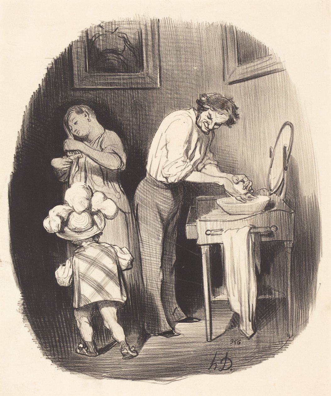 Så söt han är så där, Dodore... av Honoré Daumier