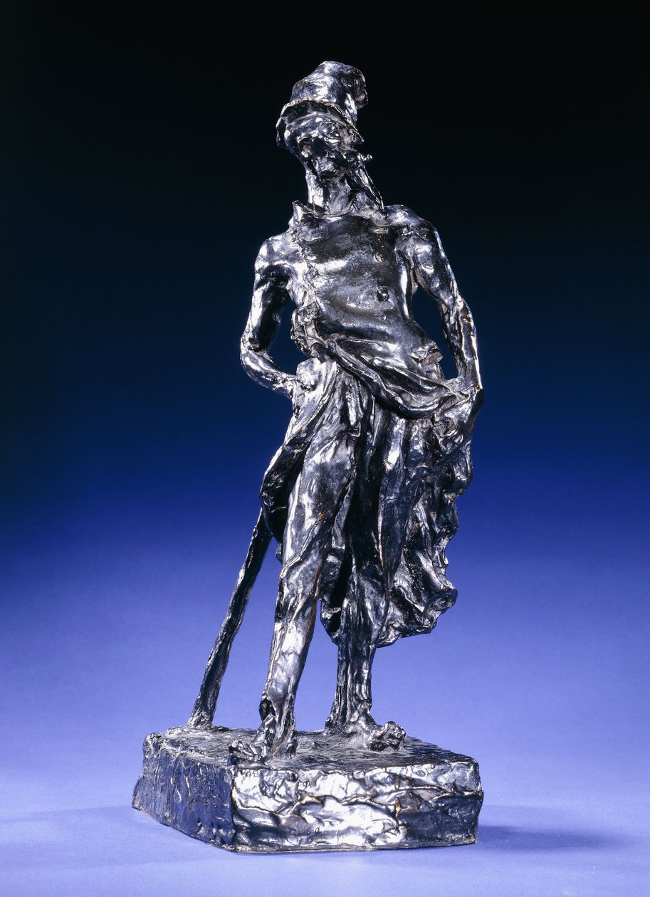 Ratapoil, ca 1850 och ca 1960 (brons med mörkbrun patina) av Honoré Daumier