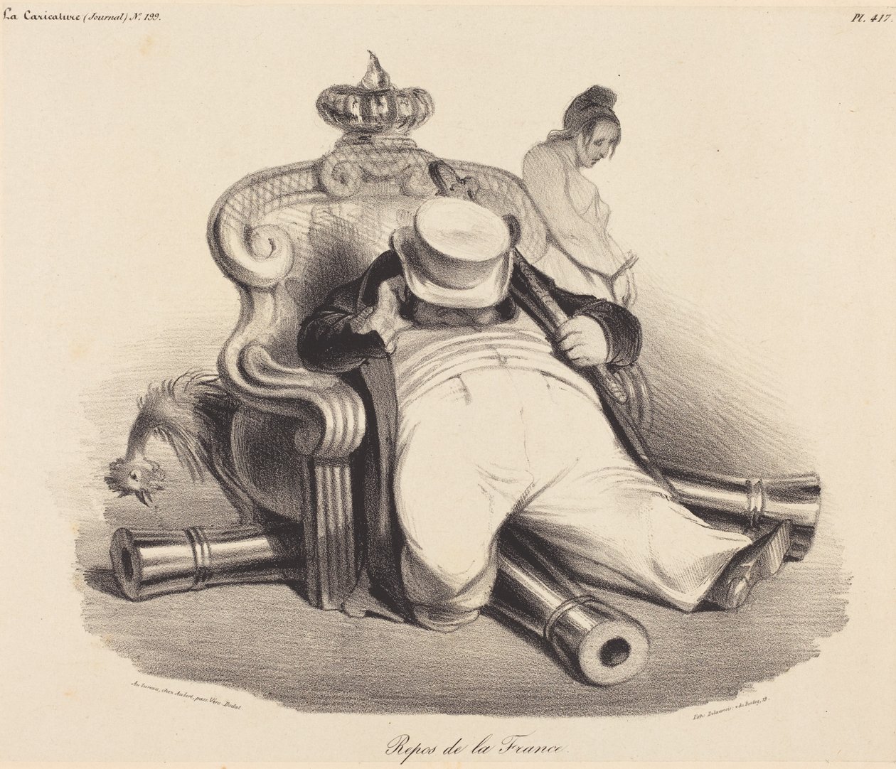 Frankrikes vila av Honoré Daumier