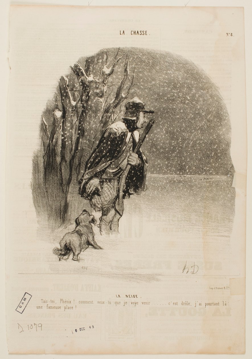 Snö av Honoré Daumier