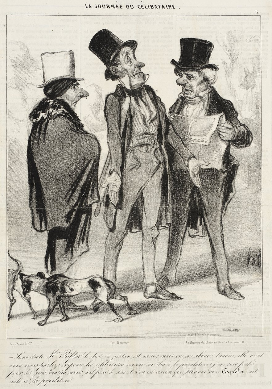 Utan tvivel herr Riflot, lagen... av Honoré Daumier