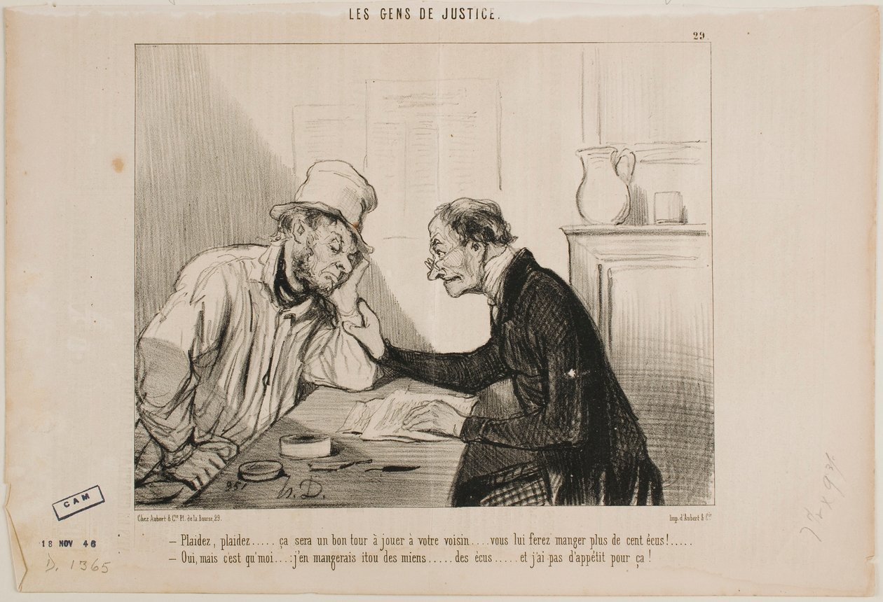 Stäm honom... stäm honom... av Honoré Daumier