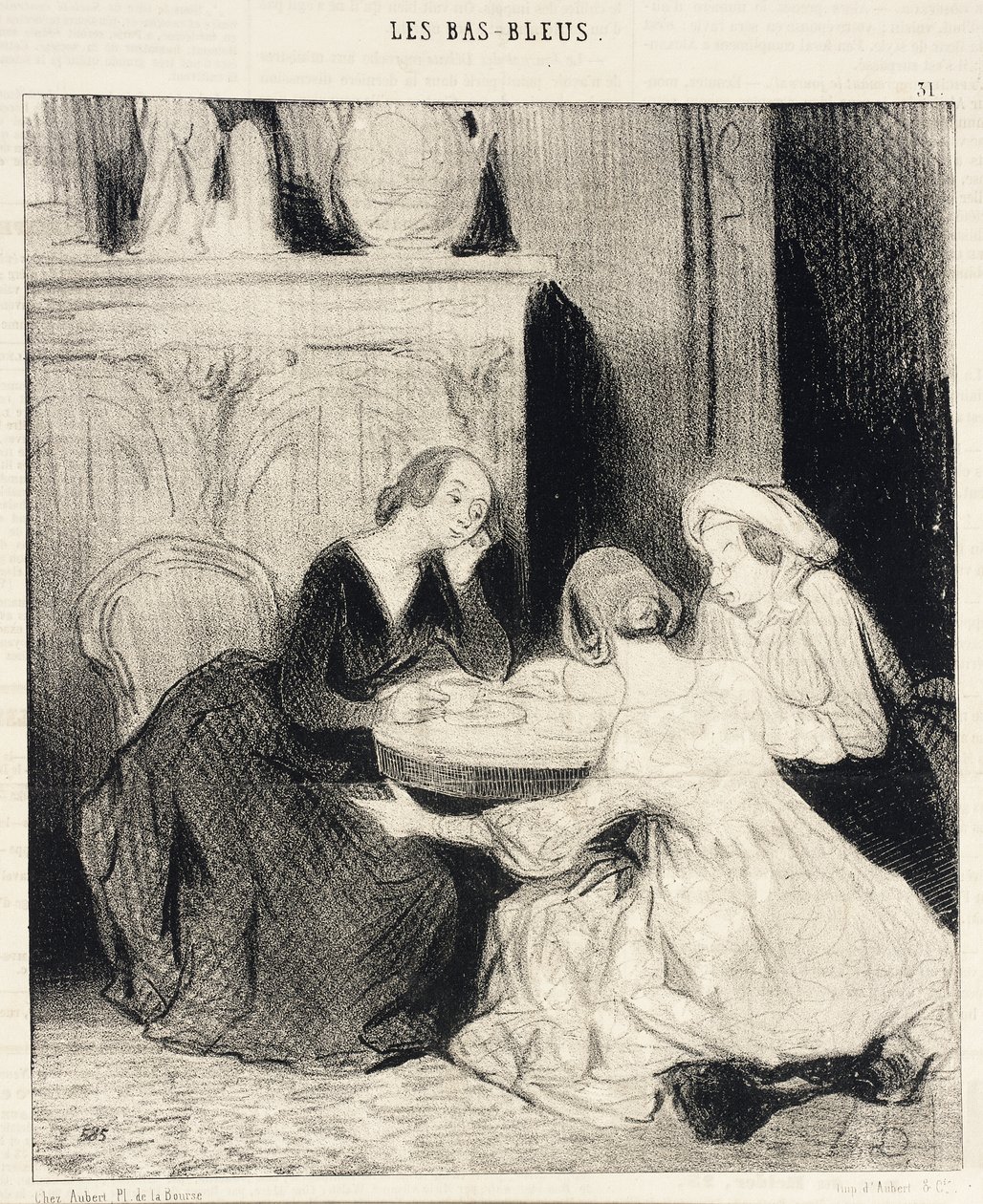 Följ mitt resonemang noga, Eudoxie... av Honoré Daumier