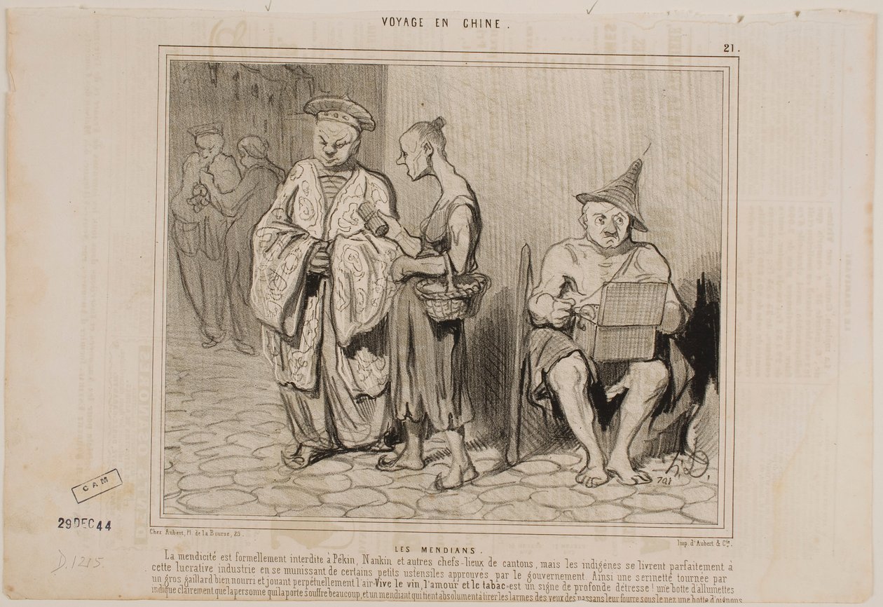 Tiggarna av Honoré Daumier