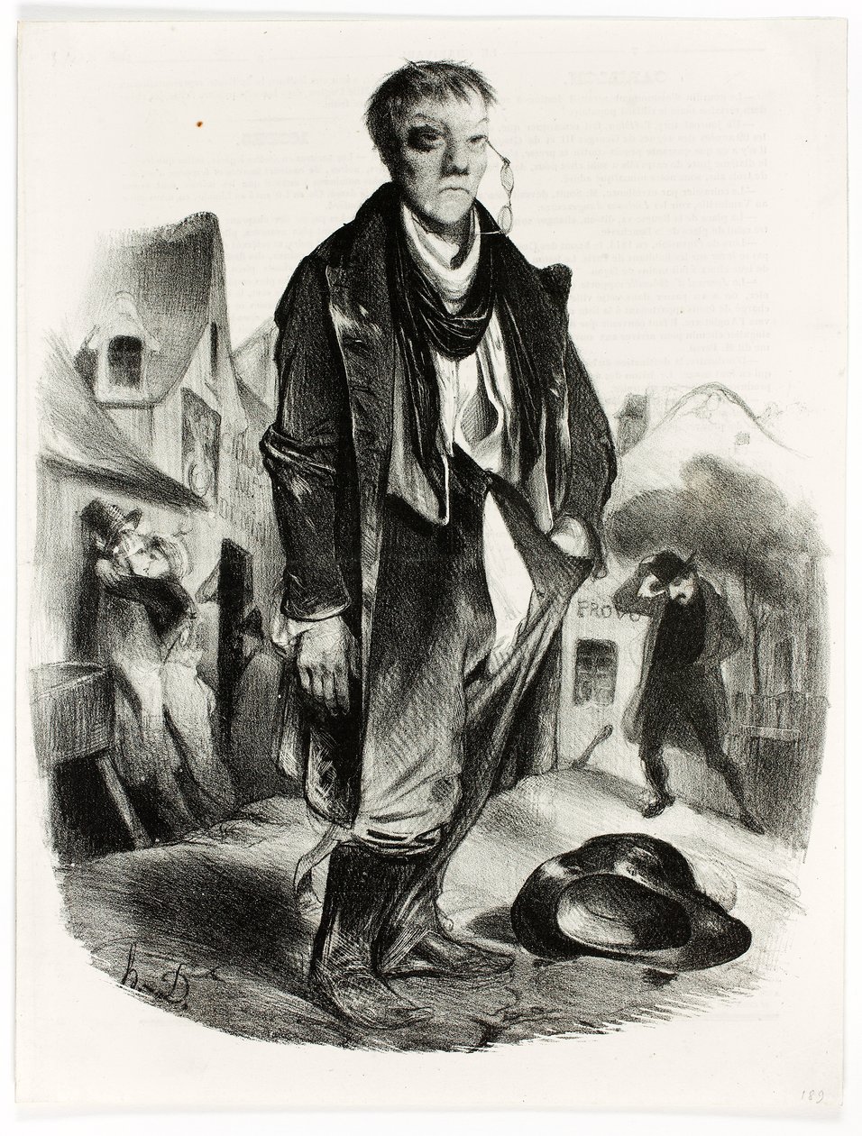 Den berusade av Honoré Daumier