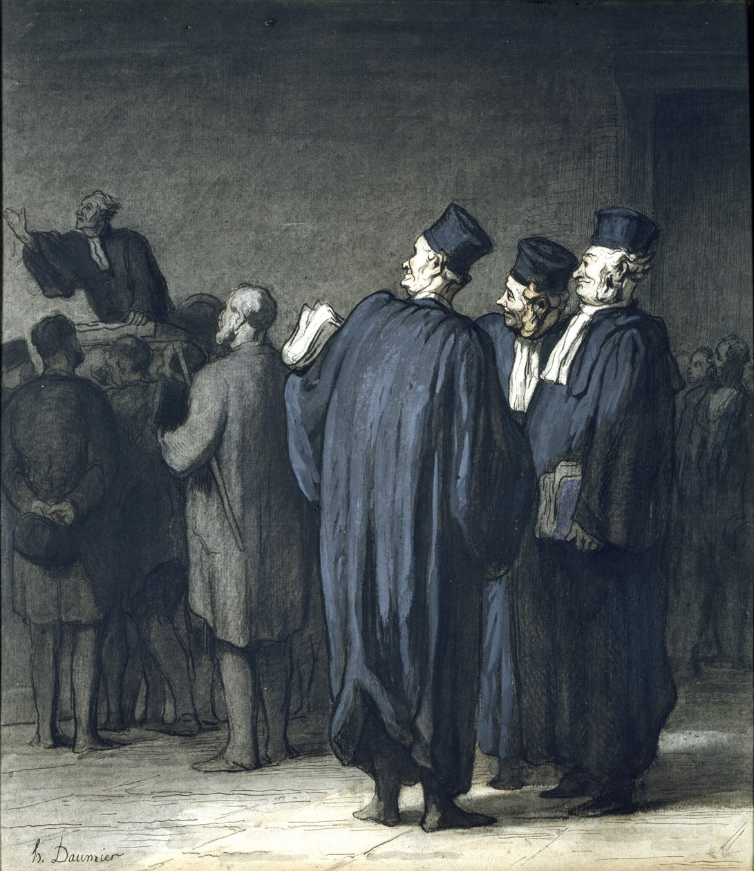 Advokaterna av Honoré Daumier