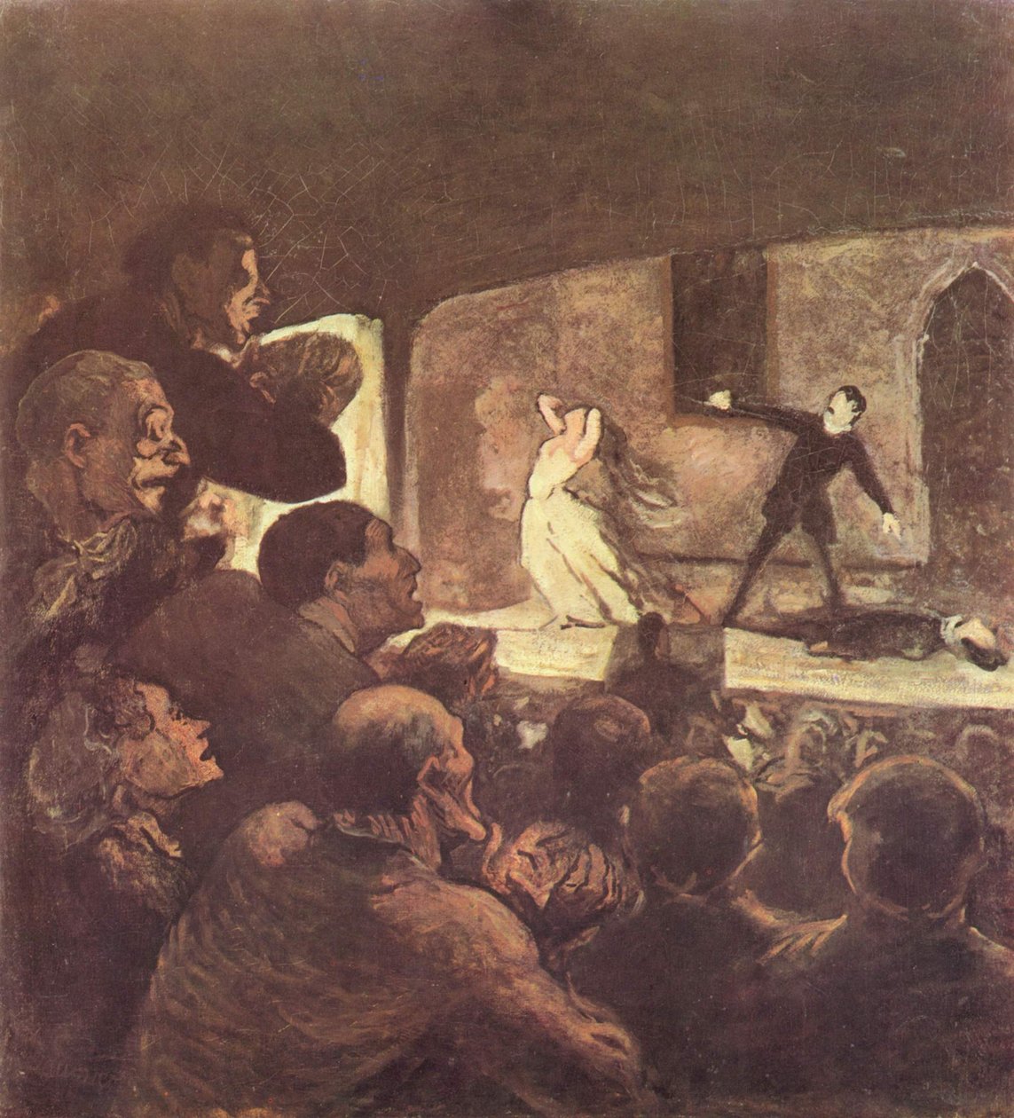 Melodramat av Honoré Daumier