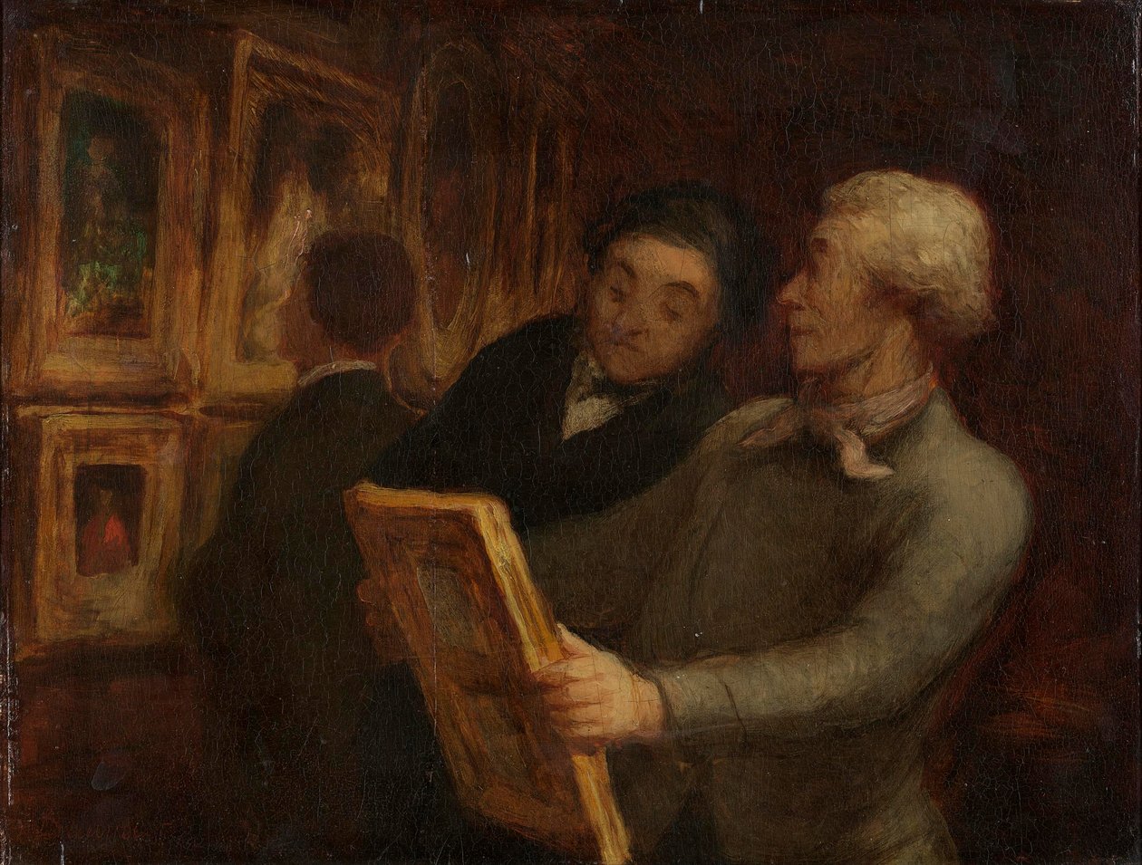 Målningsälskare av Honoré Daumier