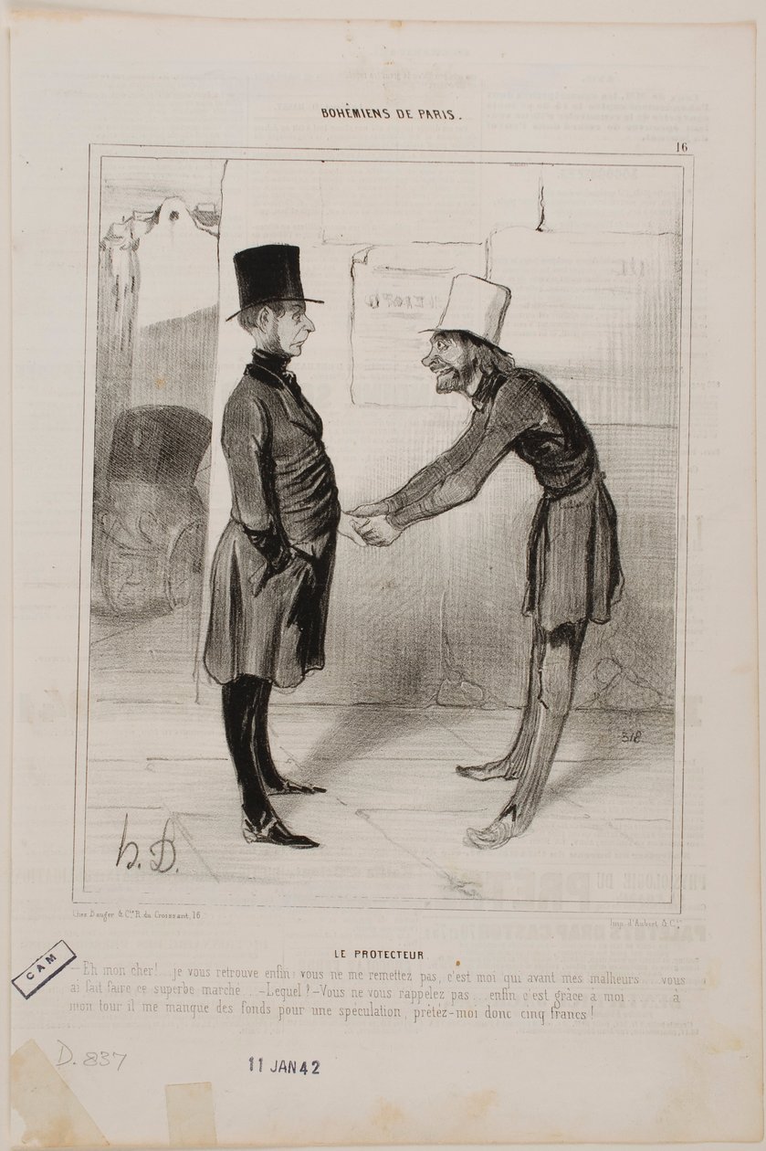 Mecenaten av Honoré Daumier