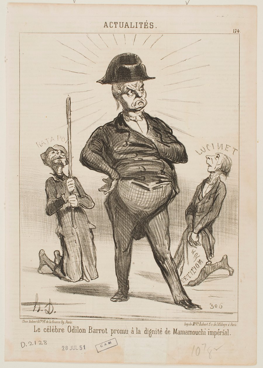 Den berömde Odilon Barrot av Honoré Daumier
