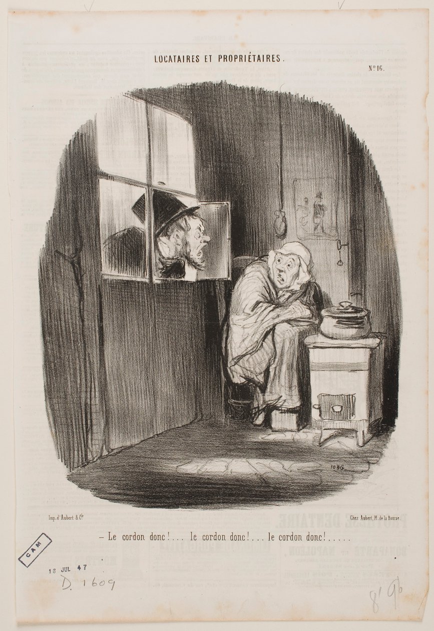 Då repet!… av Honoré Daumier
