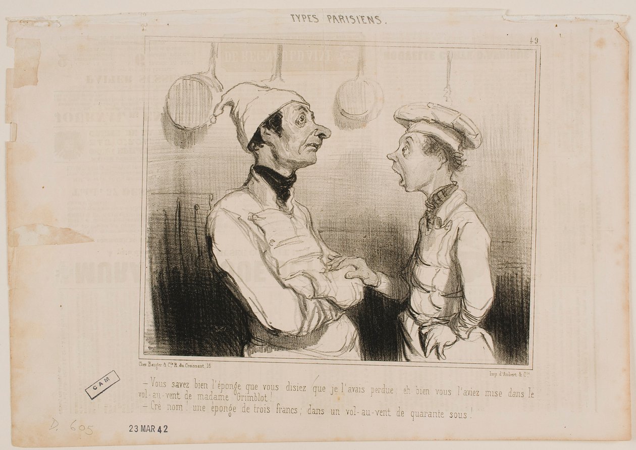 ...Svampen som du sade till mig att jag hade förlorat... av Honoré Daumier