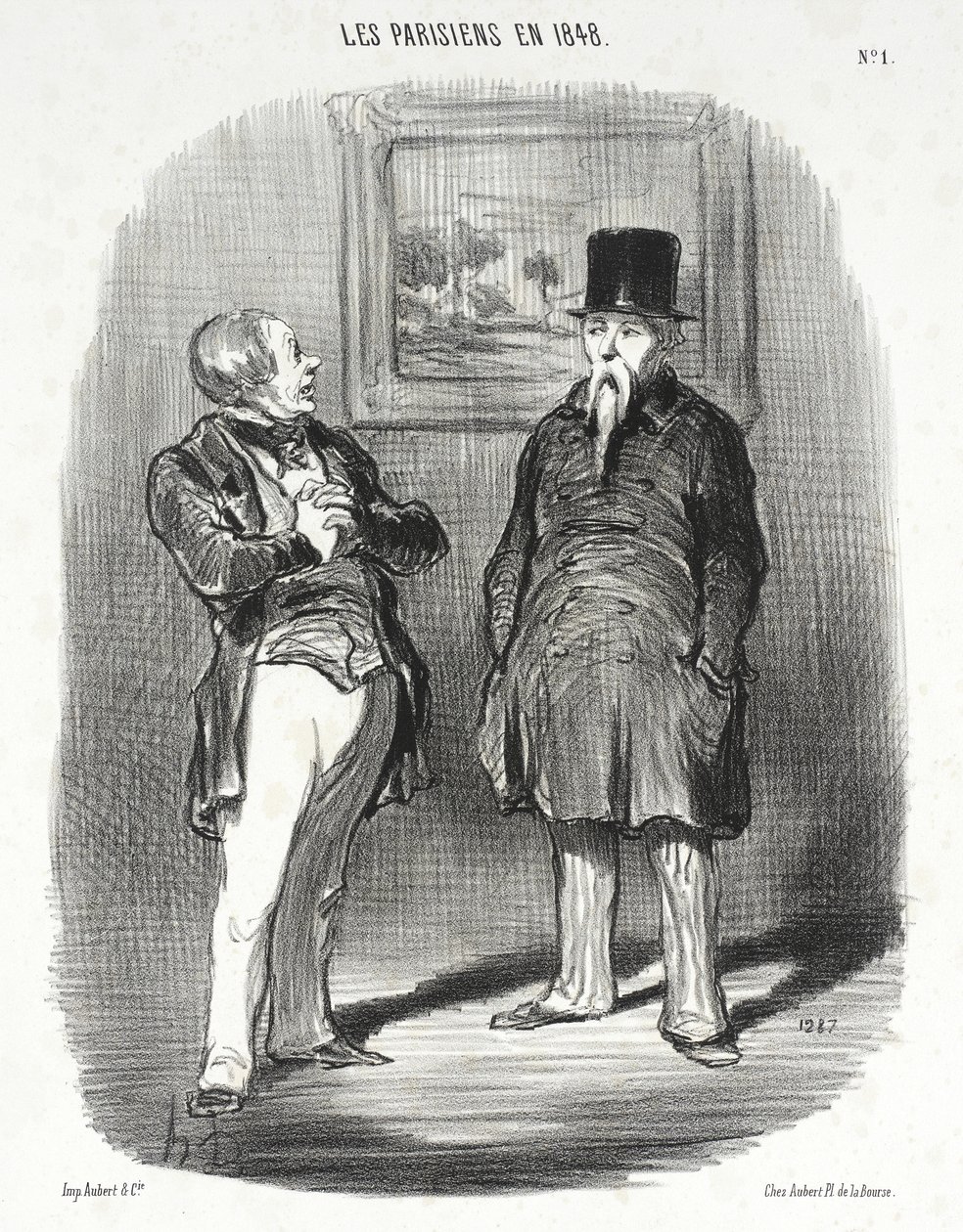 Nå... Jag kände inte igen dig... av Honoré Daumier