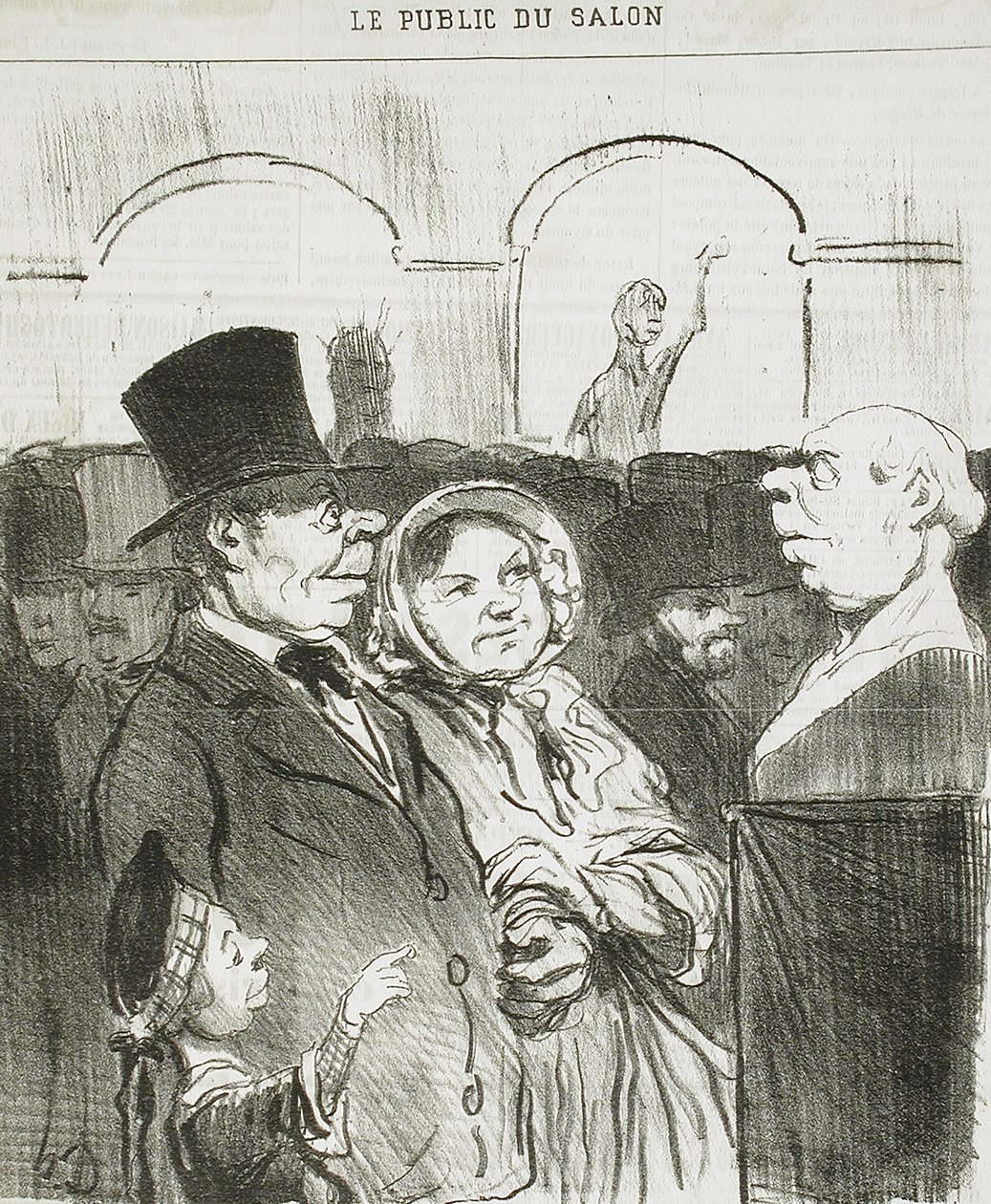 Titta, pappa, där är du!... av Honoré Daumier