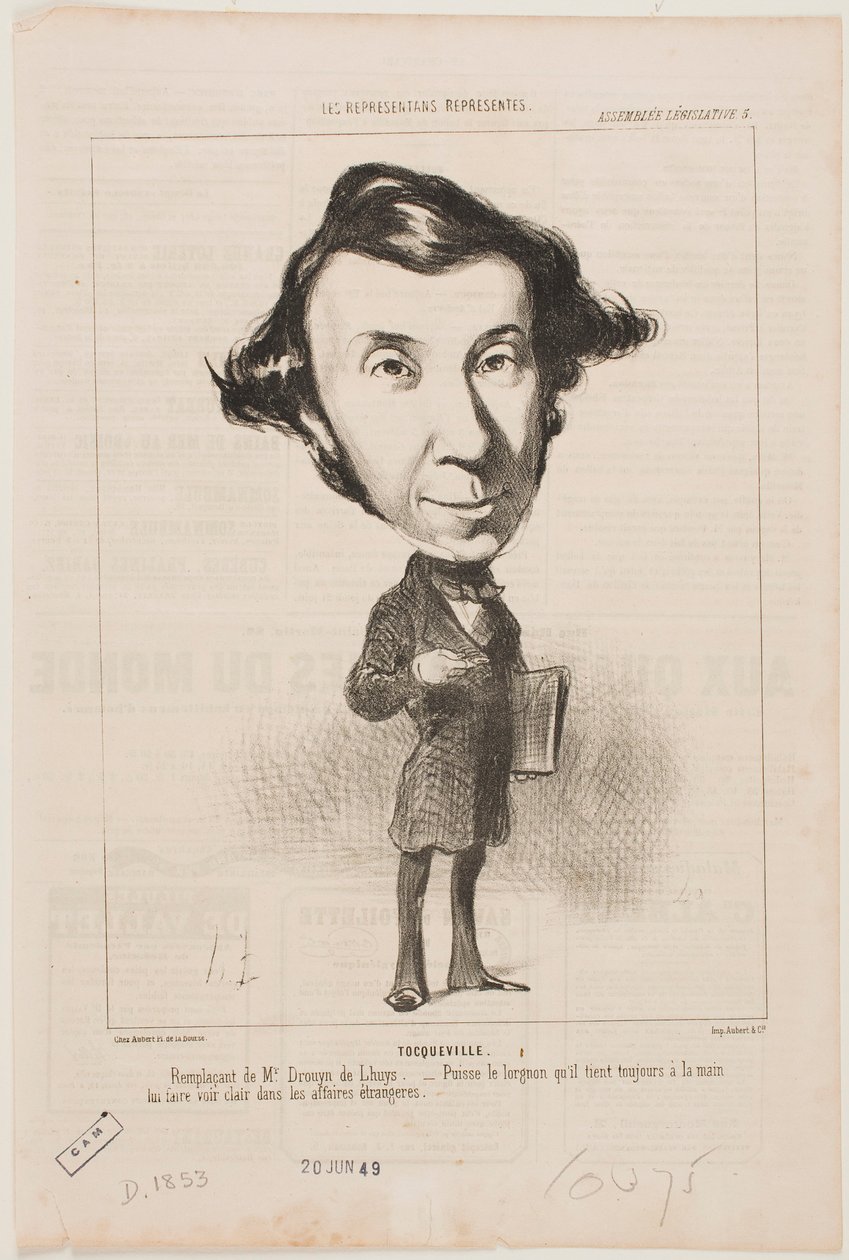 Tocqueville av Honoré Daumier