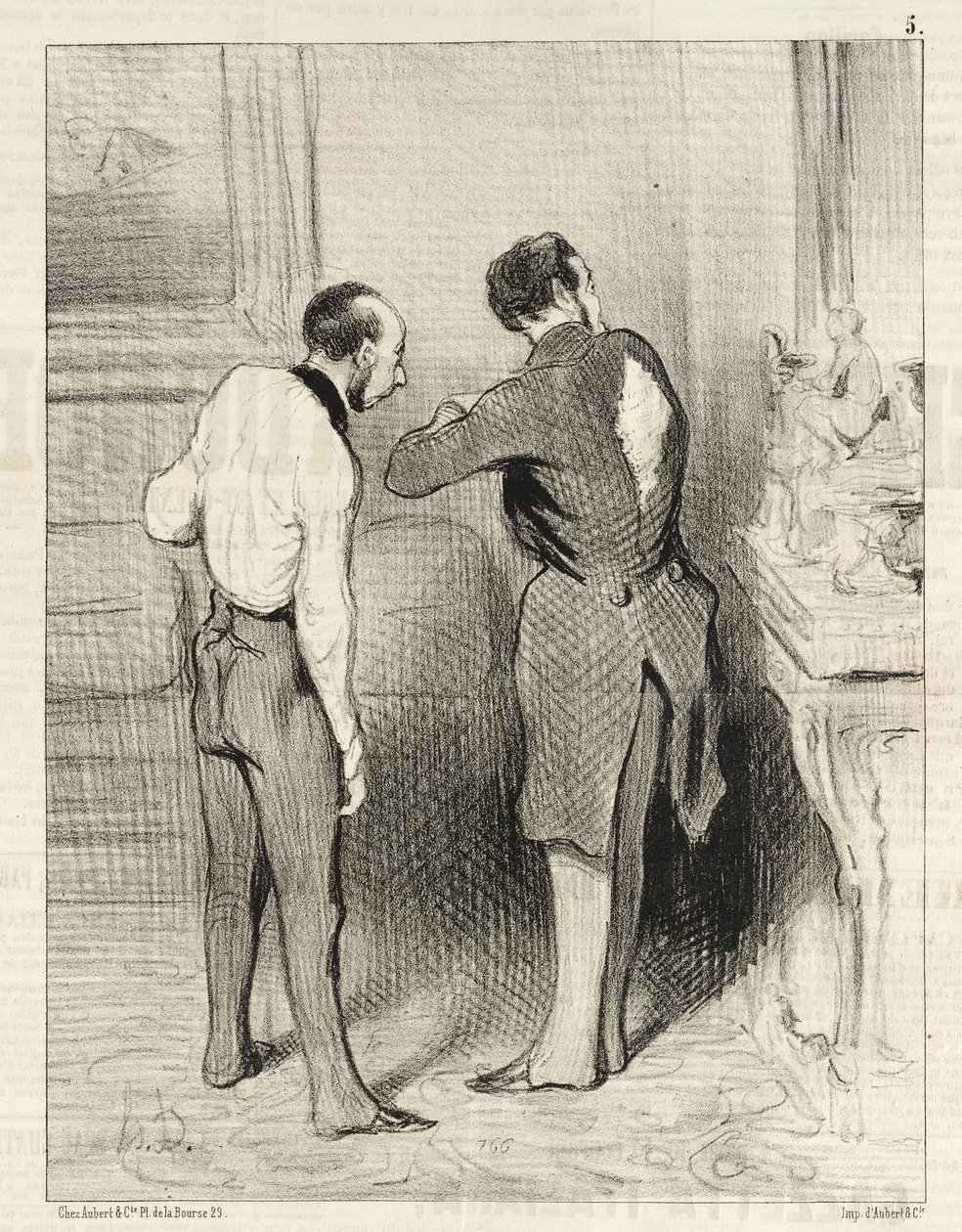 Din klädsel passar mig, jag lånar den av dig... av Honoré Daumier
