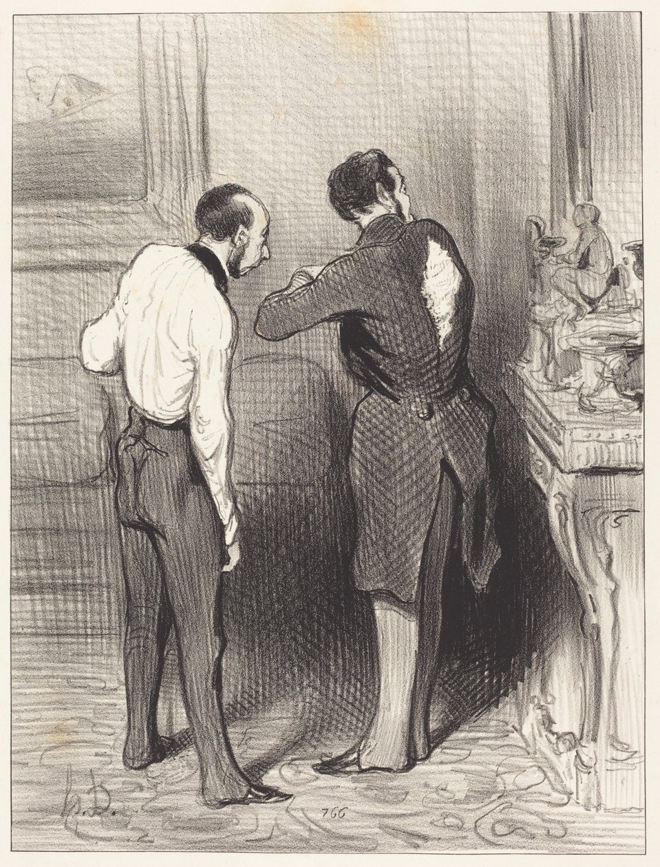 Din klädsel passar mig, jag lånar den av dig... av Honoré Daumier