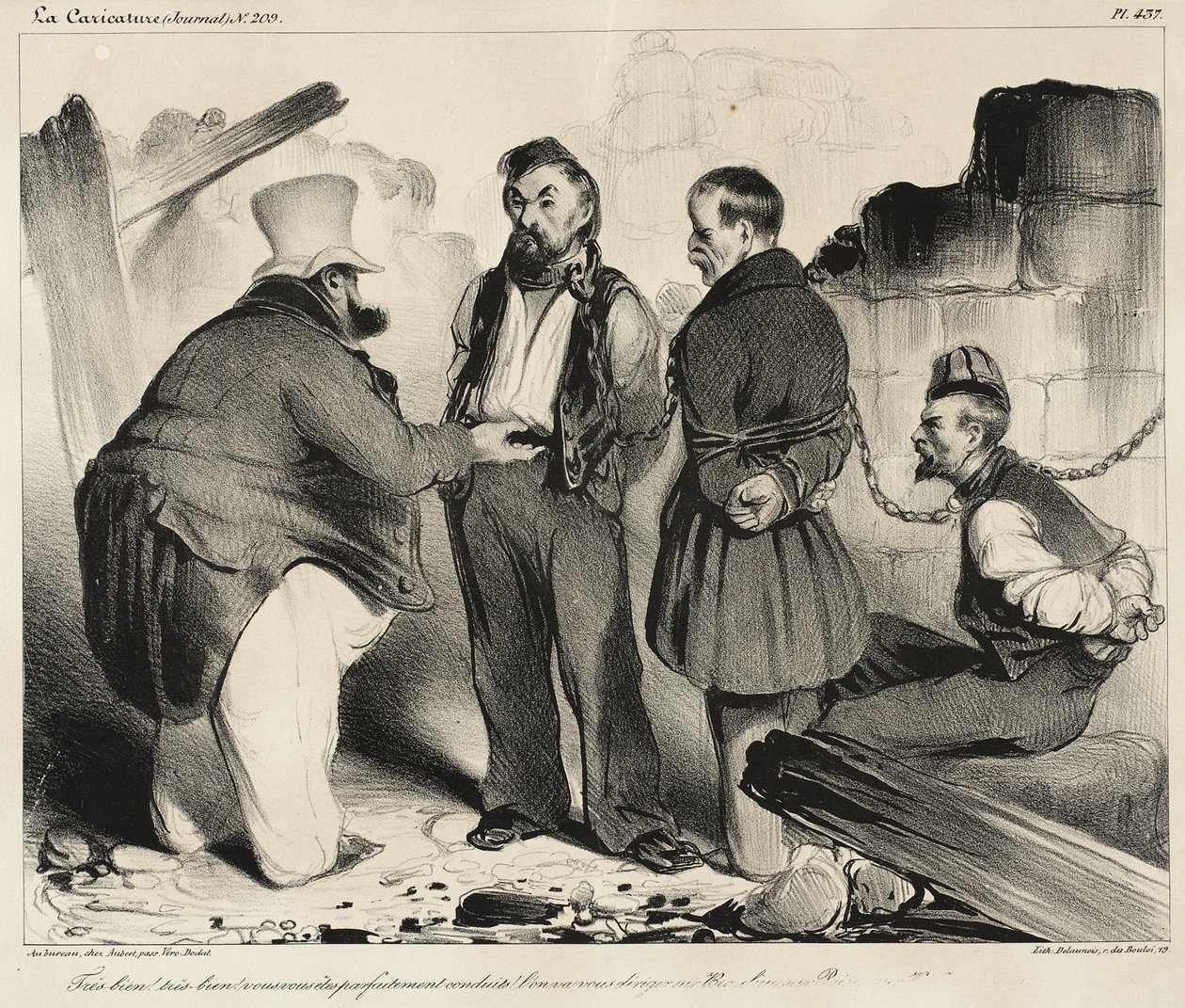 Mycket bra!... Ni har uppfört er perfekt! av Honoré Daumier
