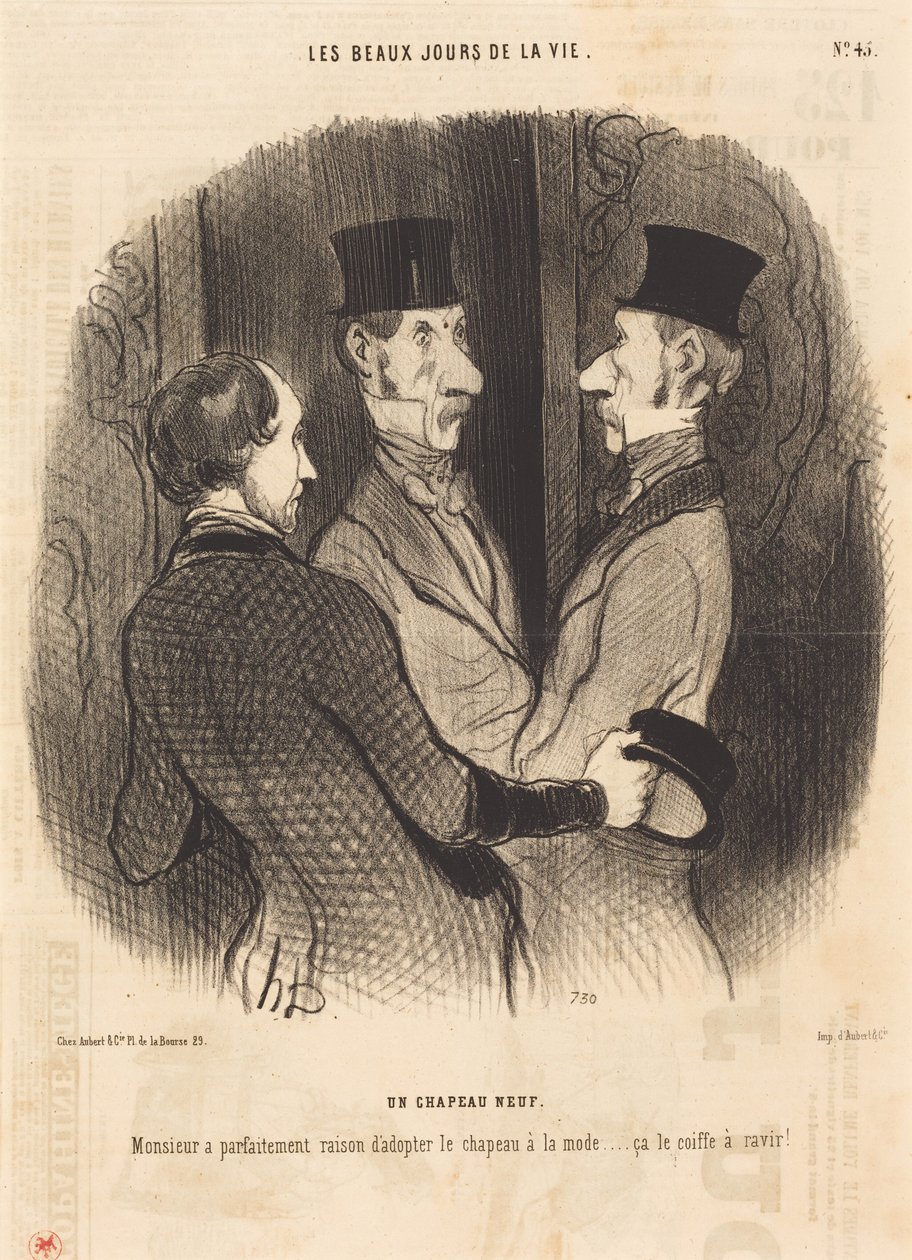 En ny hatt av Honoré Daumier