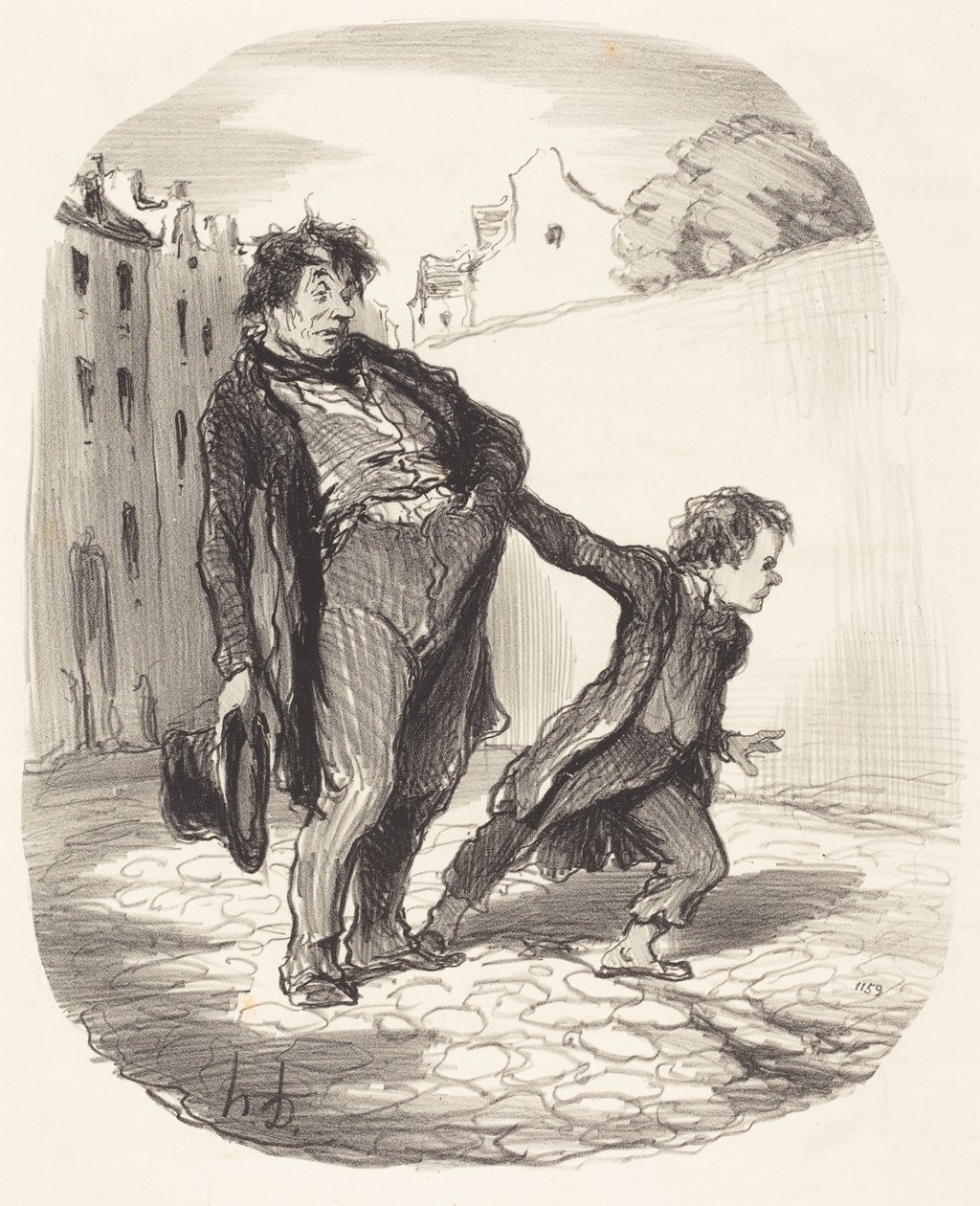 En mönsterson av Honoré Daumier