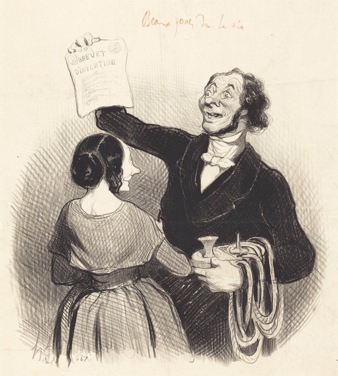Ännu en stor man av Honoré Daumier