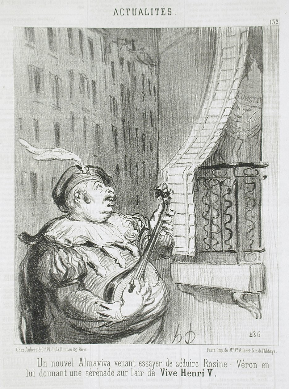 En ny Almaviva... av Honoré Daumier