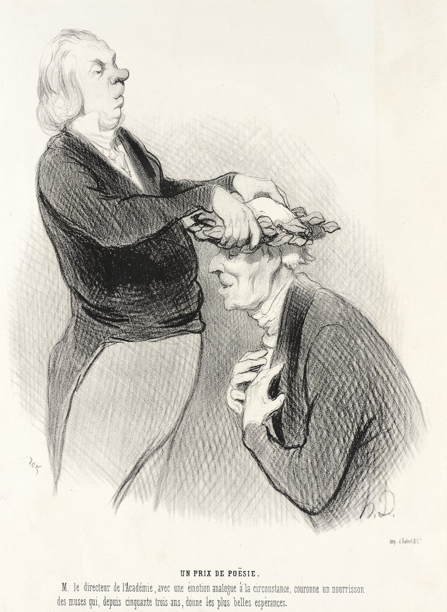 Ett poesipris av Honoré Daumier