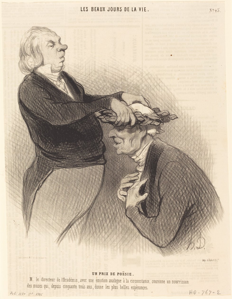 Ett poesipris av Honoré Daumier
