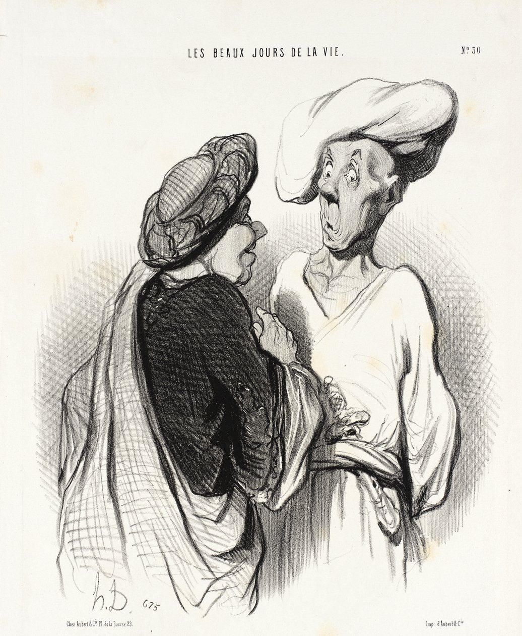 En sed i Indien av Honoré Daumier