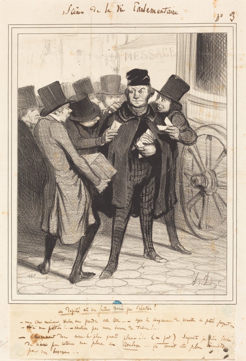 En nöjesresa till Paris av Honoré Daumier