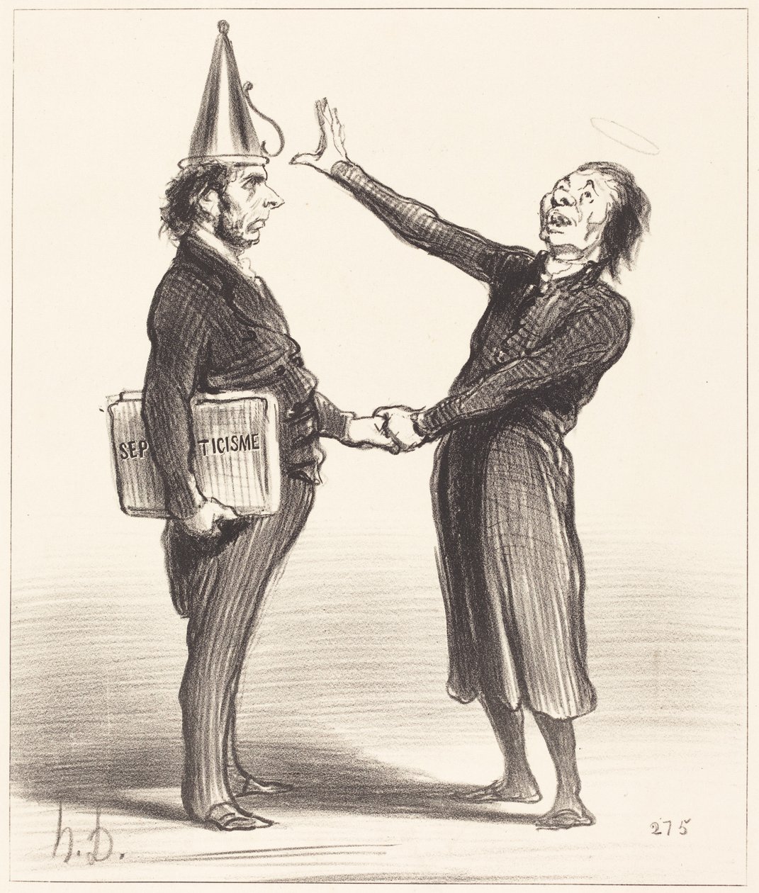 En allians av Honoré Daumier