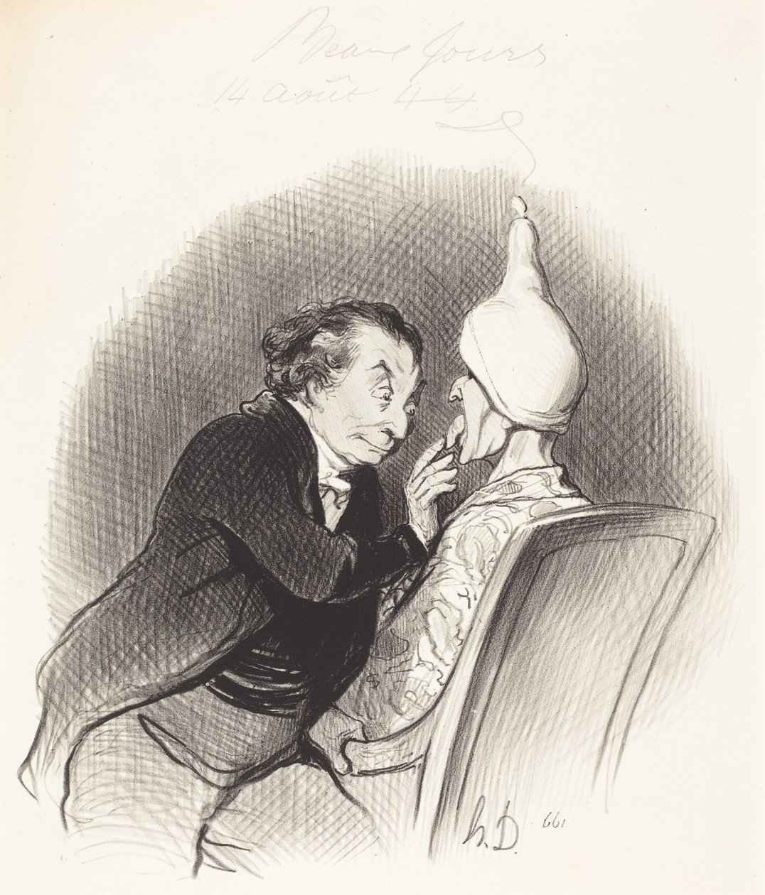 Ett lyckligt fynd av Honoré Daumier