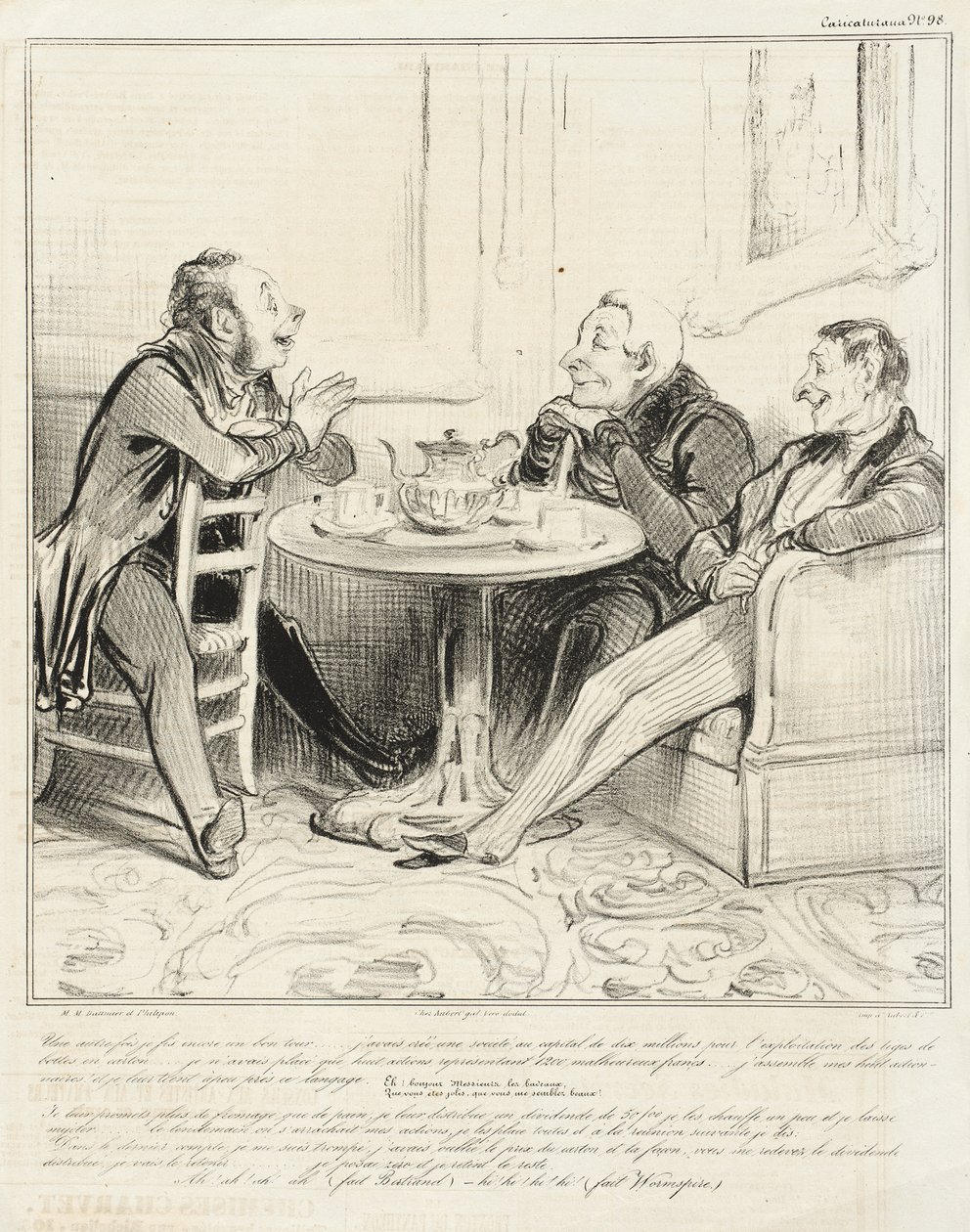 En annan gång gjorde jag åter ett gott spratt... av Honoré Daumier