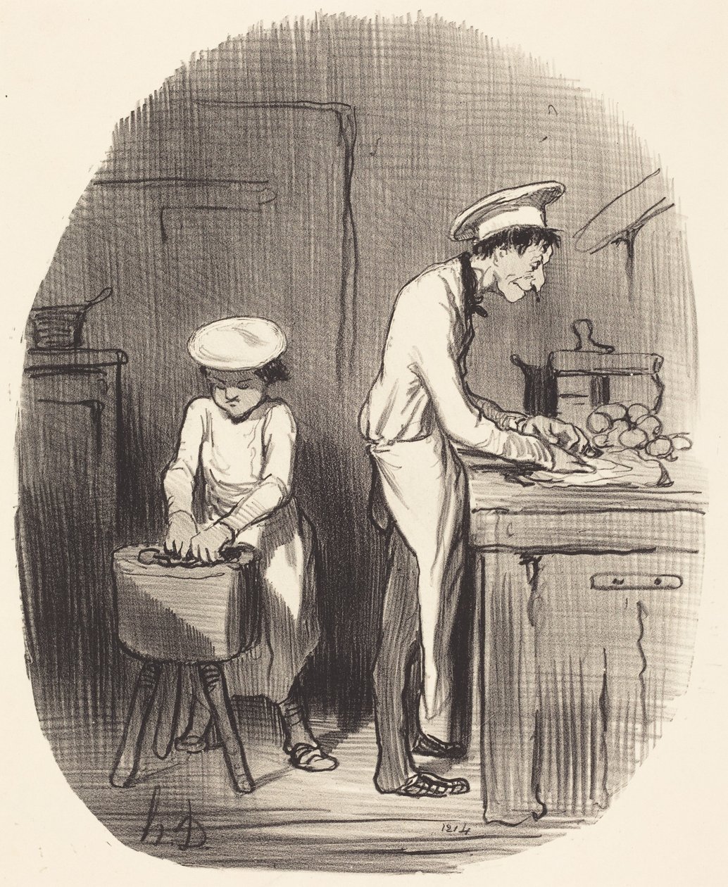 Ser du, min lille vän, du har fel... av Honoré Daumier