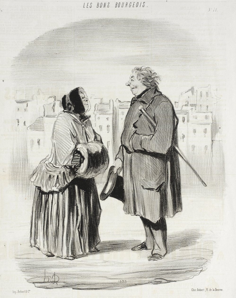 Ni är alltid galant!... av Honoré Daumier