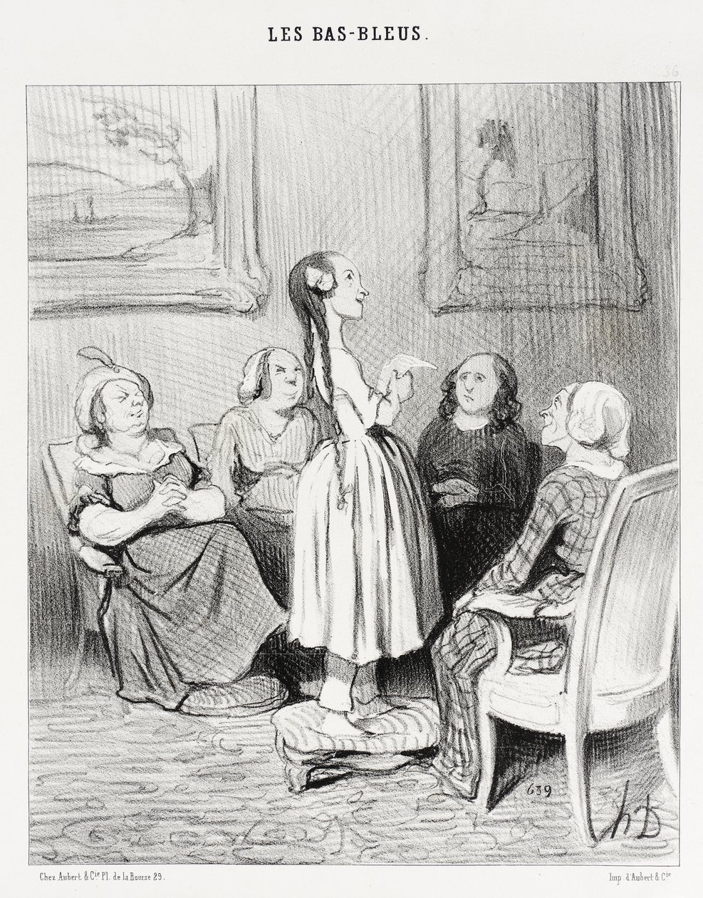 "...även om de skulle förbanna mig..." av Honoré Daumier