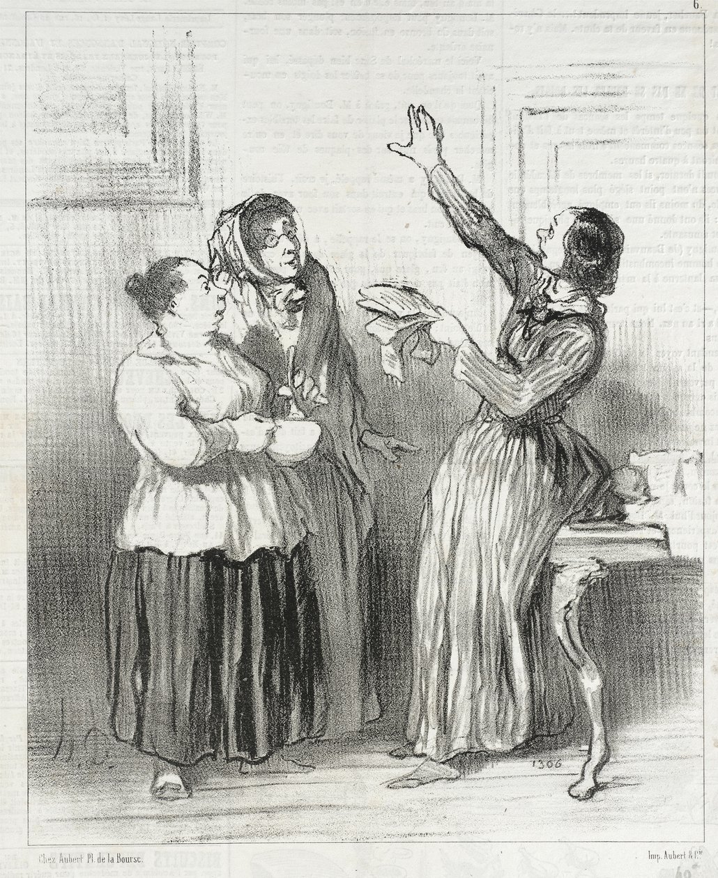 ...vad är kvinnan i dag i samhället... av Honoré Daumier