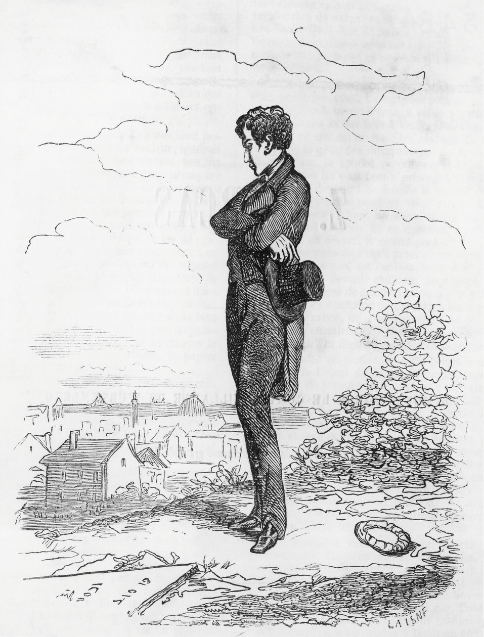 Adolphe Minard, illustration från Good Businessman (Le Faiseur) av Honore de Balzac (1799-1850), fransk upplaga av Honore de Balzac