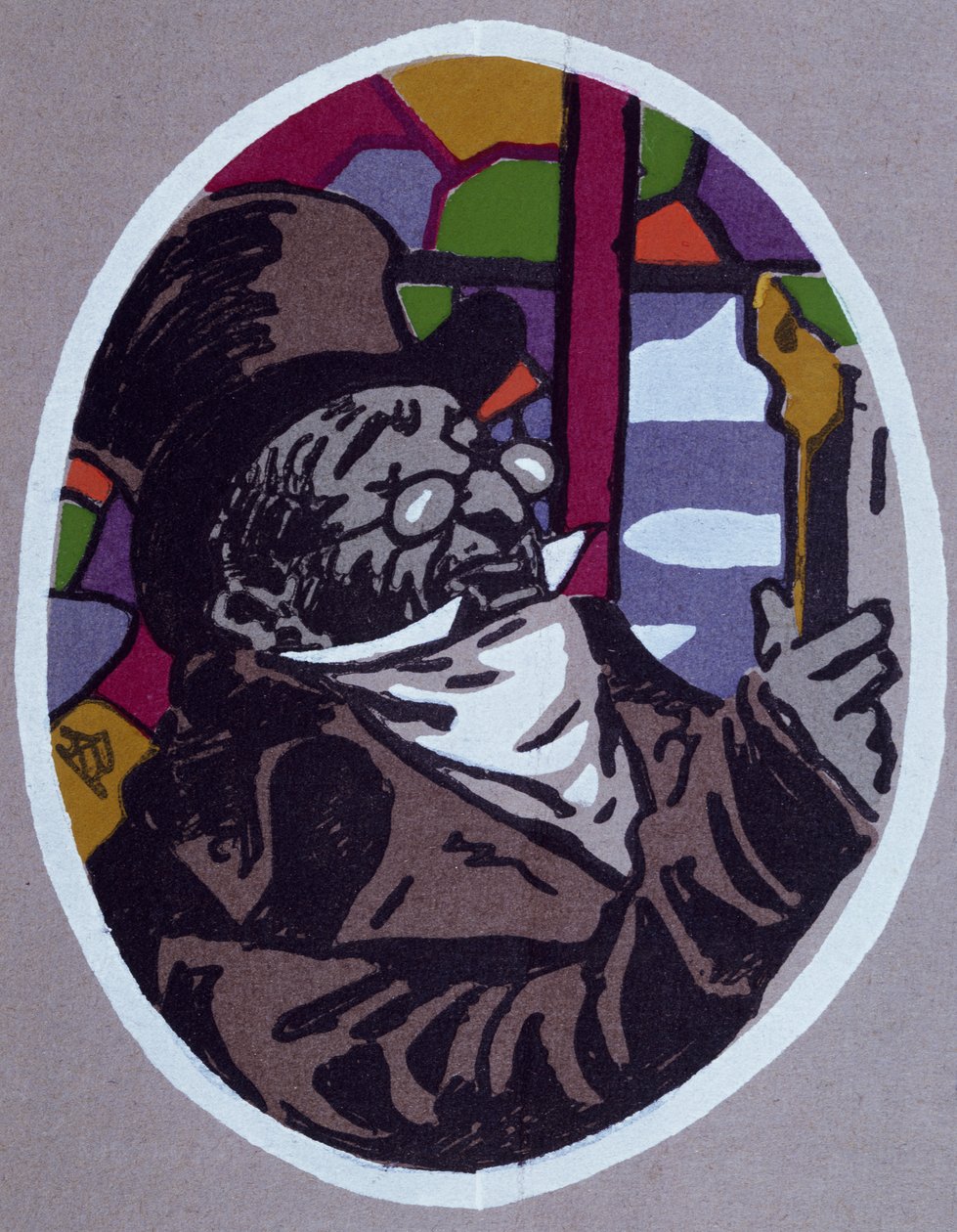Le cousin Pons, karikatyr för roman av Honore de Balzac (1799-1850) av Honore de Balzac