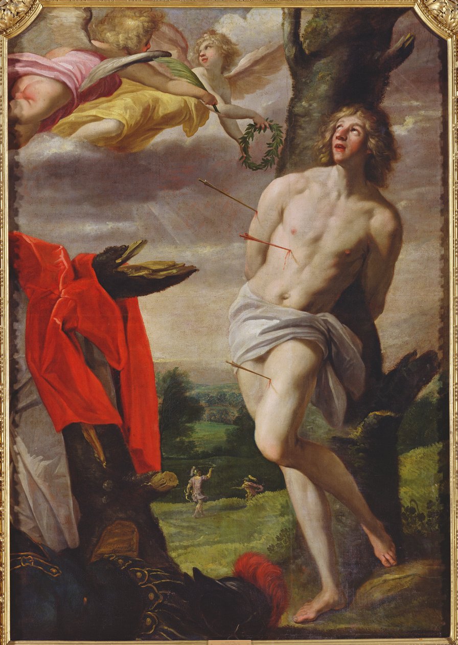 S:t Sebastians martyrskap, 1624 av Horace Leblanc