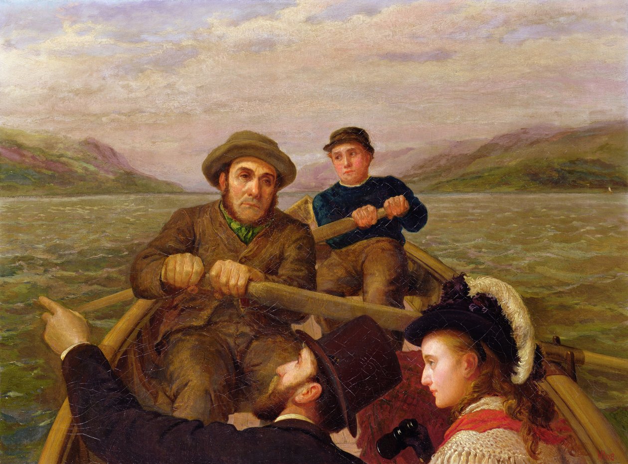 Resa med roddbåt, 1878 av Horace Petherick
