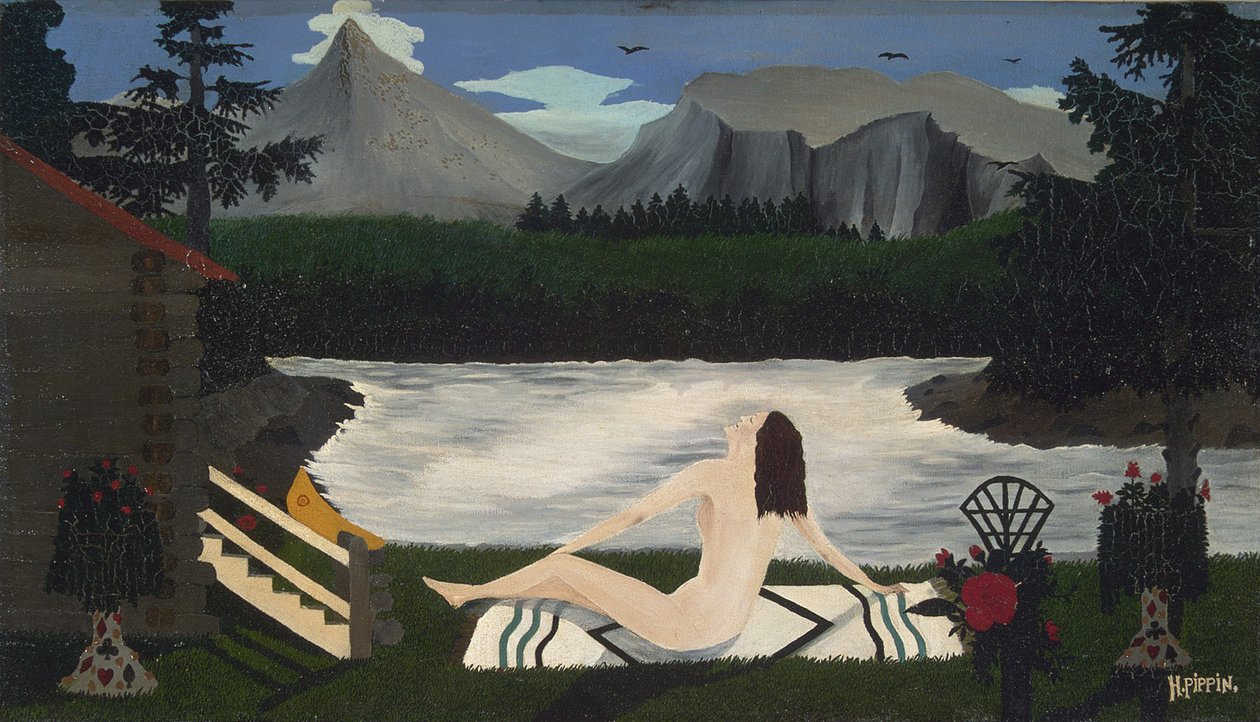 Lady of the Lake, ca 1936-39 (olja på duk) av Horace Pippin