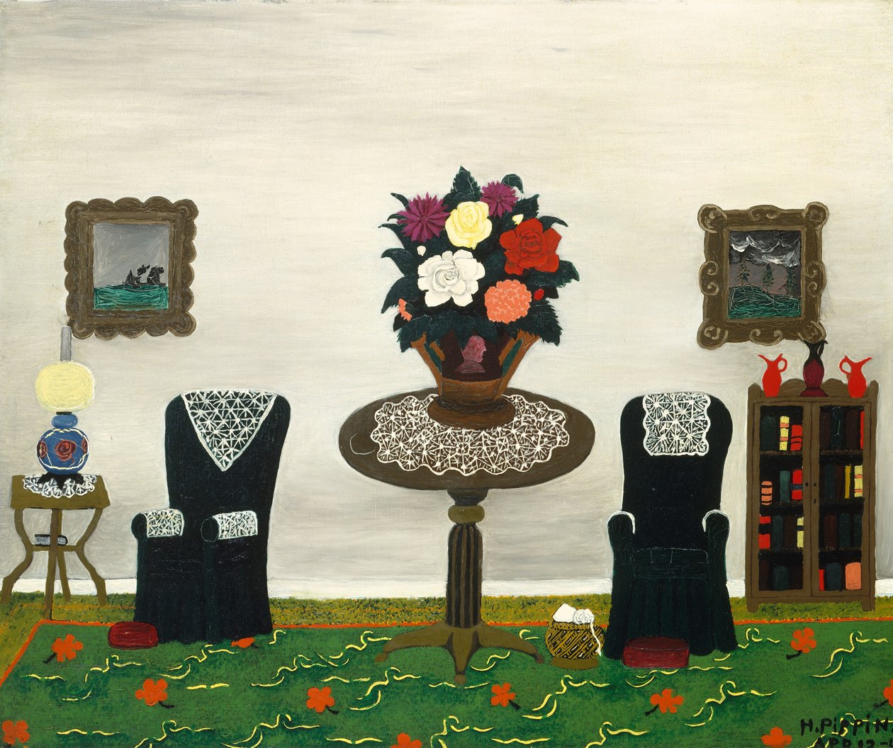 Viktoriansk interiör II av Horace Pippin