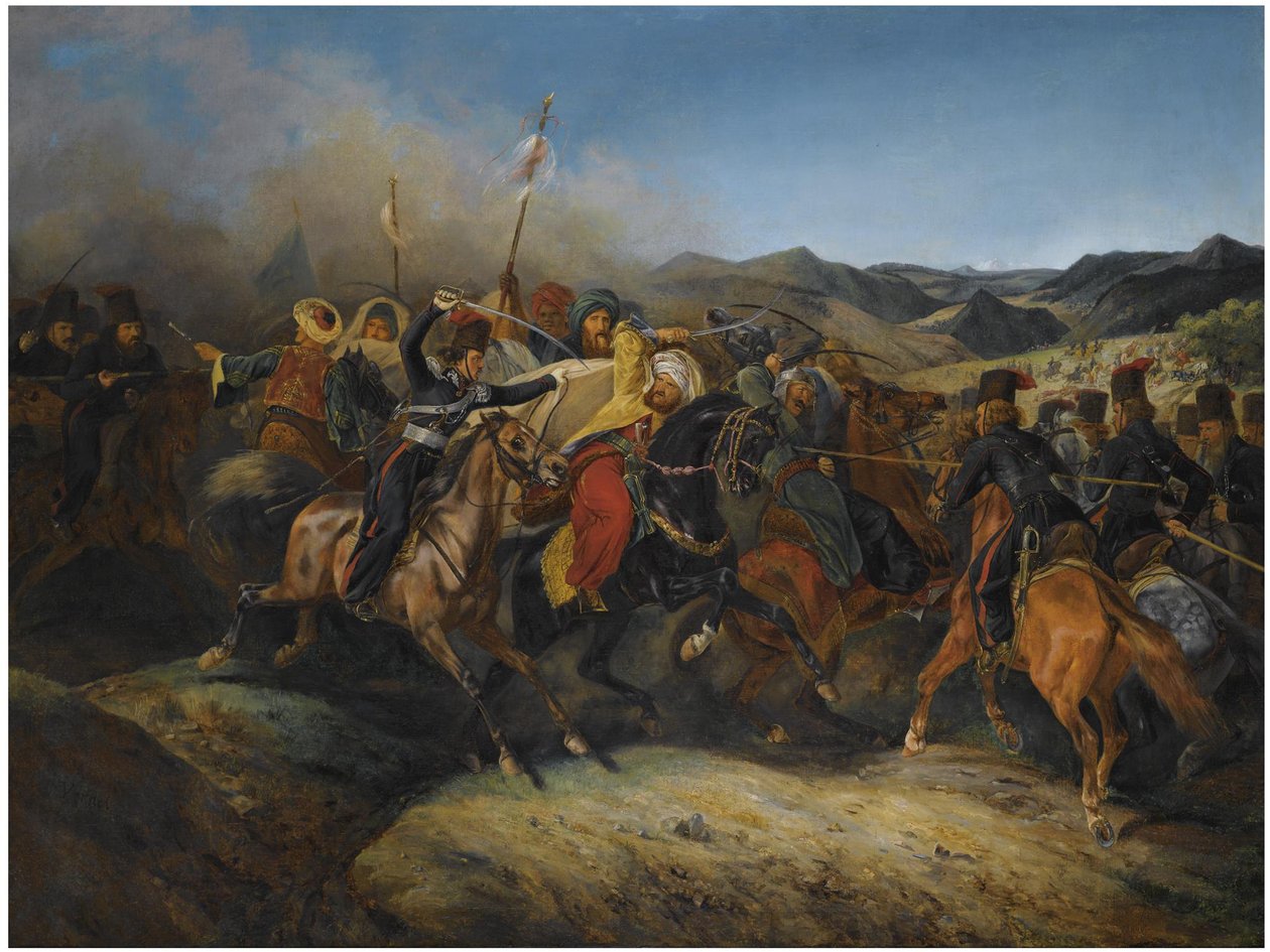 En scen från det rysk-turkiska kriget av Horace, Vernet