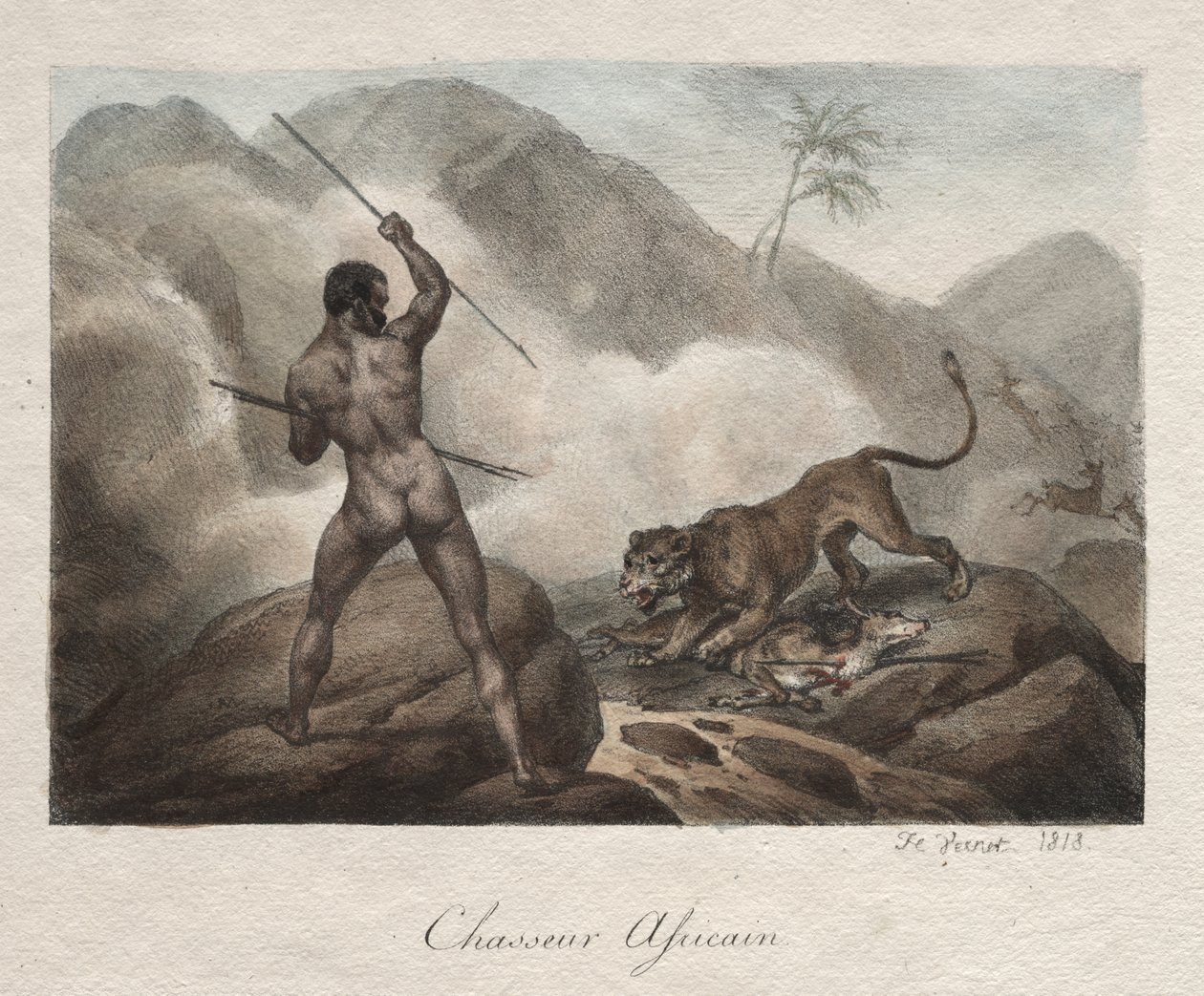 Afrikansk jägare av Horace Vernet